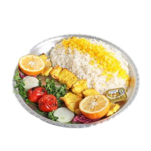 چلو جوجه کباب زعفرونی